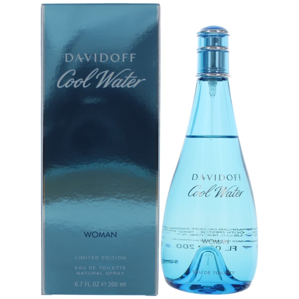 Bottle of Cool Water by Davidoff, 6.7 oz Eau De Toilette Spray for Women